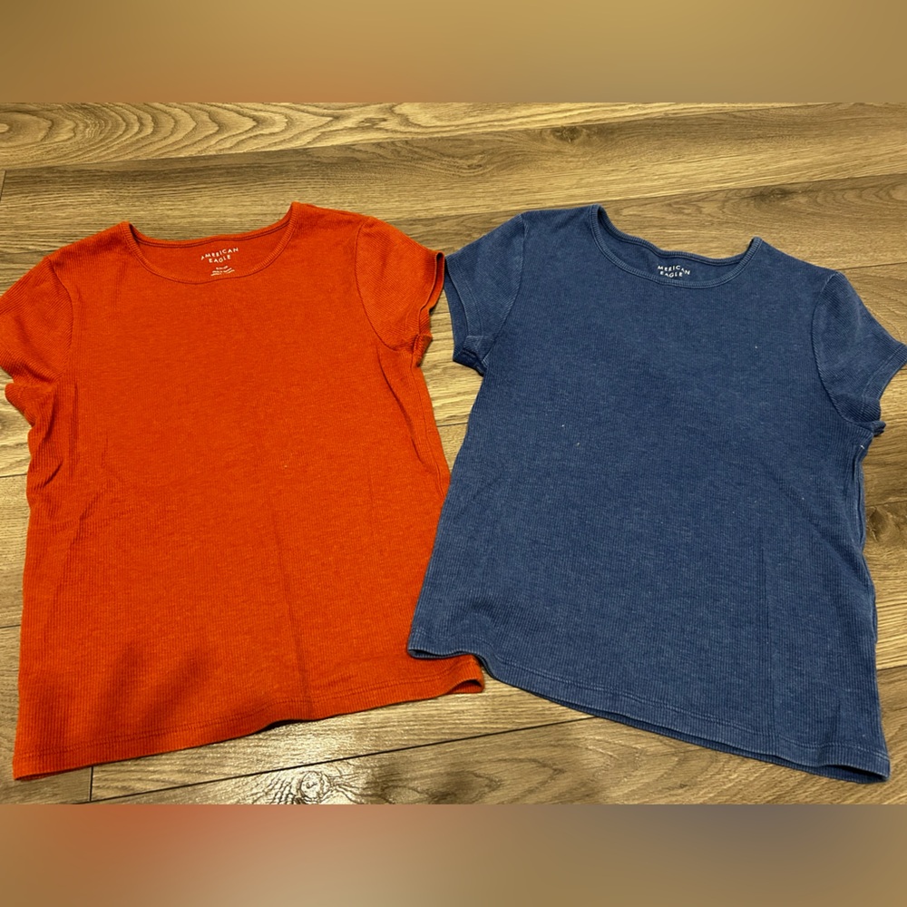 American Eagle Hey baby tee bundle